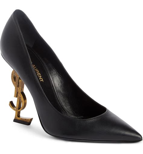 ysl heel black|YSL closed toe heels.